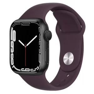 Curea Hoco WA01 Flexible series classic sports silicone strap (42/44/45/49)[Crimson-Cherry]